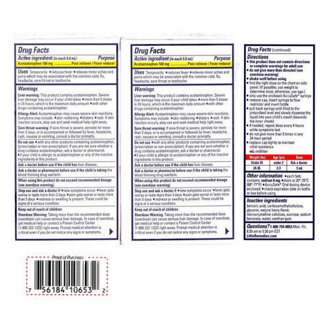 Little Remedies, Infant Fever And Pain Reliever Natural Berry Flavor, 2 Oz Little Remedies