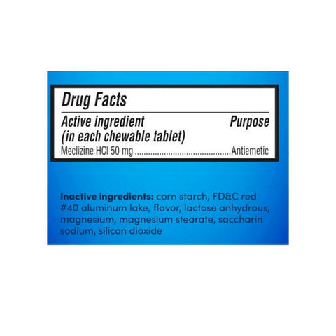 Bonine, Max Chewable For Motion Sickness Relief, 16 Tabs Bonine