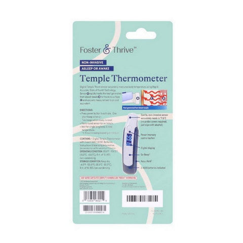Foster And Thrive, Temple Thermometer, 1 Count Foster And Thrive