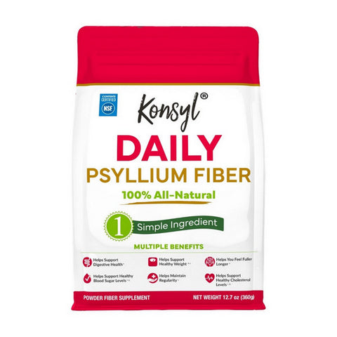 Daily Psyllium Fiber Powder 12.7 Oz by Konsyl