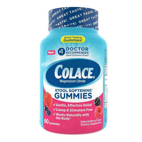 Stool Softening Dietary Gummies 60 Count by Colace