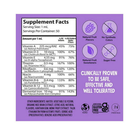 NovaFerrum, Multivitamin With Iron For Infants, 50 Ml NovaFerrum