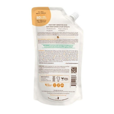 Babo Botanicals, Sensitive Baby Fragrance Free 2-In-1 Shampoo And Wash, 32 Oz