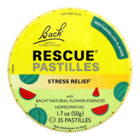 Rescue Pastilles Watermelon 1.7 Oz by Bach
