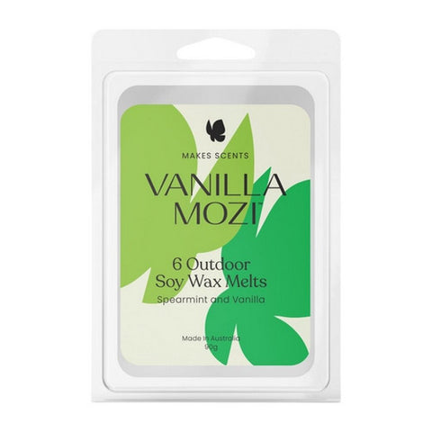 Outdoor Spearmint Vanilla Soy Wax Melts 6 Pack by Vanilla Mozi