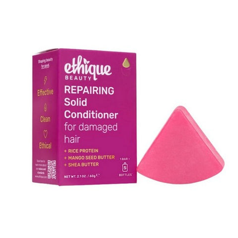 Repairing Solid Conditioner Bar For Damaged Hair 2.1 Oz by Ethique