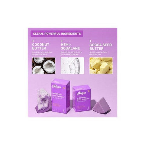 Ethique, Smoothing Solid Conditioner Bar For Frizzy Hair, 2.1 Oz Ethique
