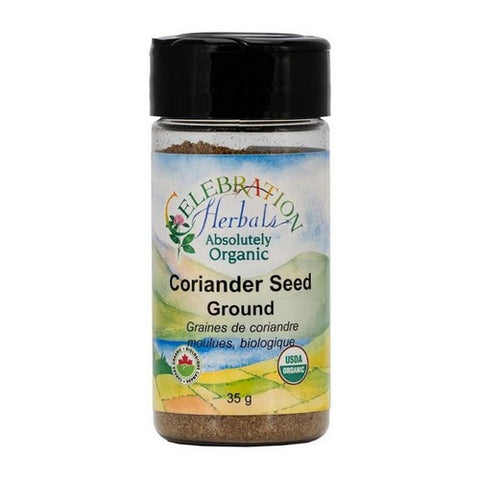 Organic Coriander Seed Ground 1.59 Oz by Celebration Herbals