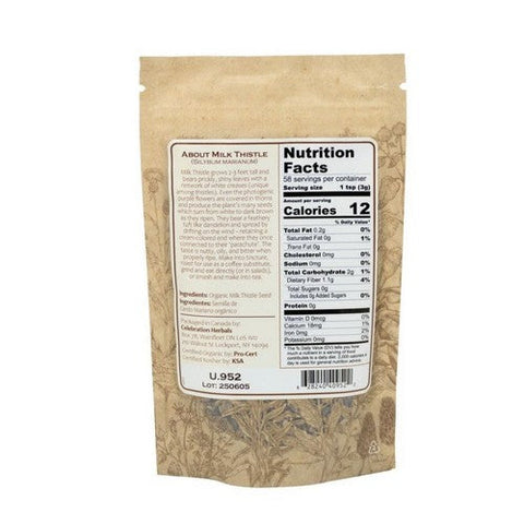 Celebration Herbals, Organic Milk Thistle Seed Whole, 175 Grams Celebration Herbals