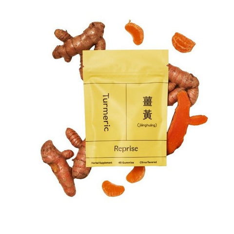 Reprise, Turmeric Orange Gummies, 45 Count Reprise