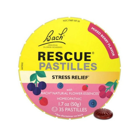 Rescue Pastilles Mixed Berry 50 Grams by Bach