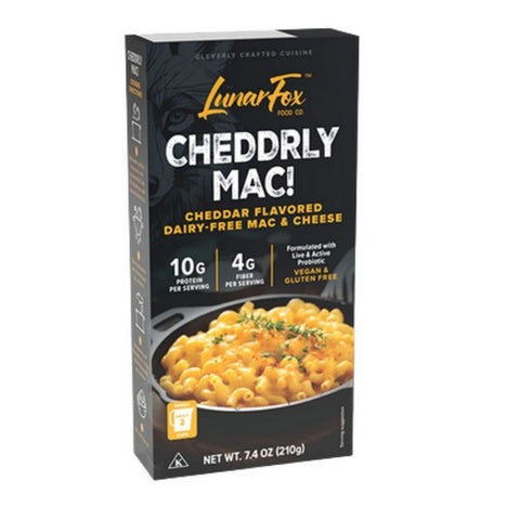 Cheddrly Mac Plant Based Mac And Cheese 7.4 Oz by Lunar Fox Food