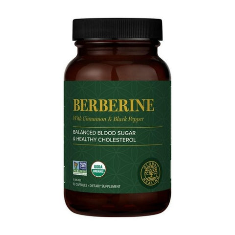 Organic Berberine 60 Capsules by Global Healing Center