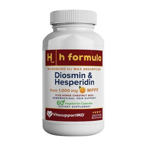 H Formula Hemorrhoidal Vein Support 60 Capsules by VitasupportMD