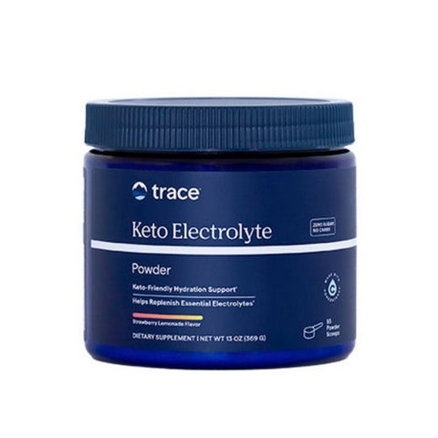 Keto Electrolyte Powder Strawberry Lemonade 13 Oz by Trace Minerals