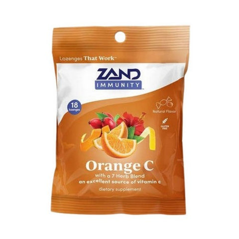 Orange C Lozenges 18 Count by Zand
