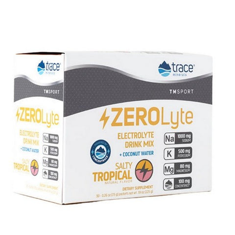 ZeroLyte Salty Tropical 30 Packets by Trace Minerals
