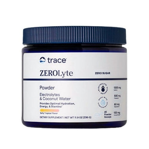 Zerolyte Powder Salty Tropical 336 Grams by Trace Minerals