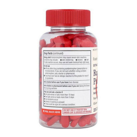 Foster And Thrive, Rapid Release Pain Relief, 500 Mg, 225 Caps Foster And Thrive