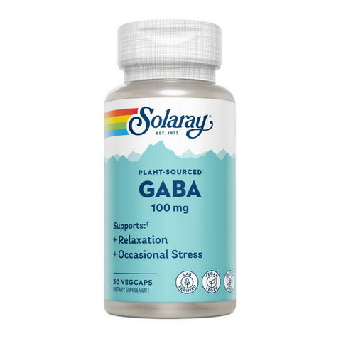 Plant Sourced GABA 30 Veg Caps by Solaray