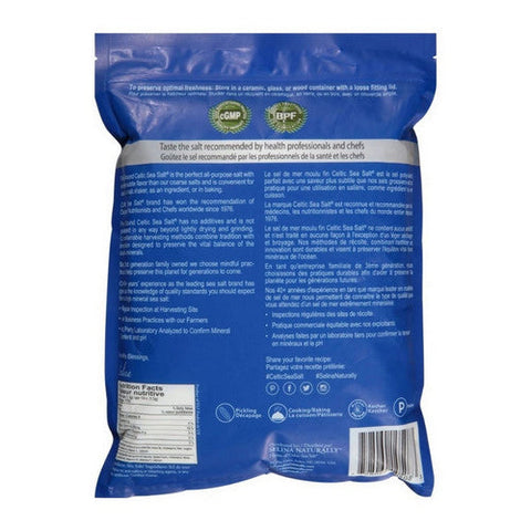 Celtic Sea Salt, Fine Ground Classic Celtic Sea Salt, 5 Lbs Celtic Sea Salt