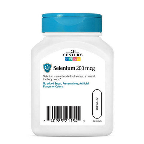 21st Century, Selenium, 200 Mcg, 60 Caps 21st Century
