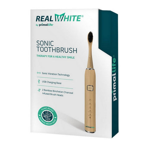 Real White Sonic Toothbrush 1 Kit by Primal Life Organics