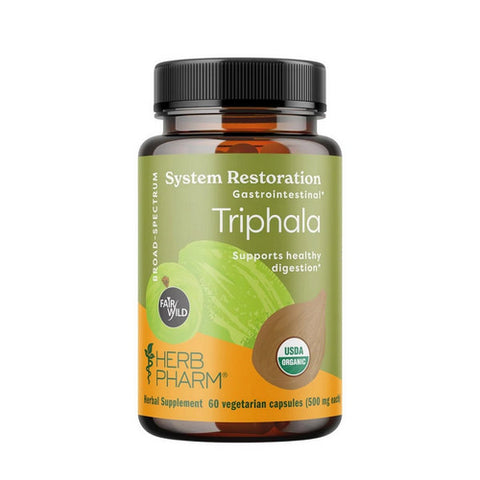 Organic Triphala Capsules 60 Count by Herb Pharm