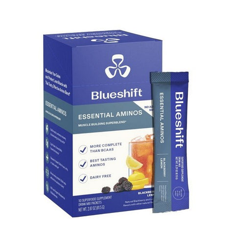 Aminos Blackberry Lemon Drink Mix 10 Count by Blueshift Nutrition