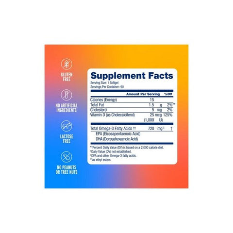 Oceanblue, Everyday Omega Orange, 90 Softgels Oceanblue