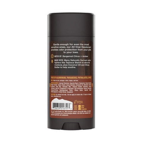 Every Man Jack, All Over Solid Deodorant Fresh Citrus, 2.6 Oz Every Man Jack