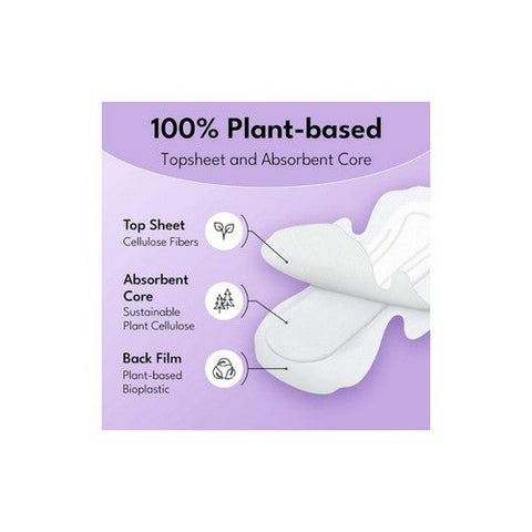 Sparkle, Plant Based Maxi Pads Regular, 10 Count Sparkle