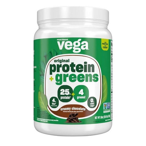 Original Protein Plus Greens Creamy Chocolate 18 Oz by Vega