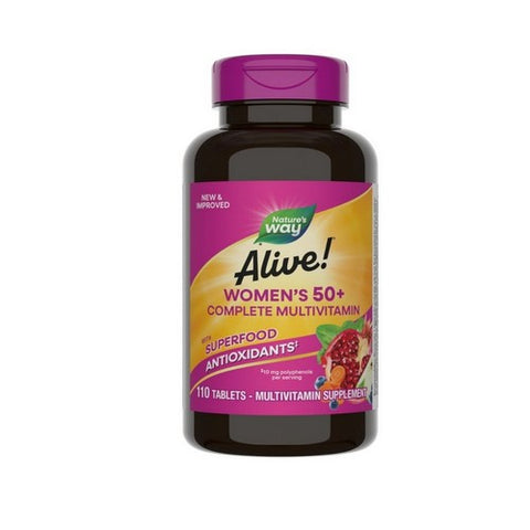 Alive! Women’s 50 PlusComplete Multivitamin 110 Tabs by Nature's Way