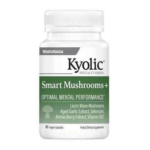 Smart Mushrooms Plus 60 Caps by Kyolic
