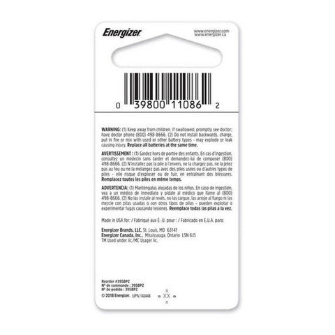Energizer, Silver Oxide Batteries 395 1.55V CC, 1 Count Energizer