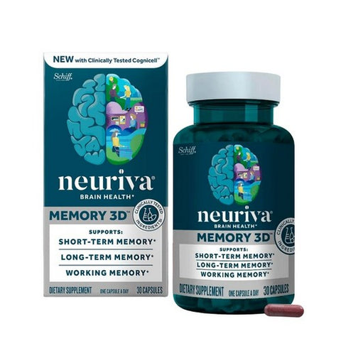 Memory 3D Brain Supplements 30 Caps by Neuriva