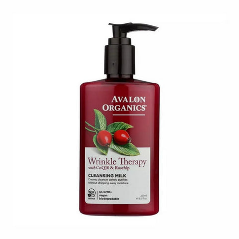 Avalon Organics, CoQ10 Rosehip Cleansing Milk, 8.5 Oz