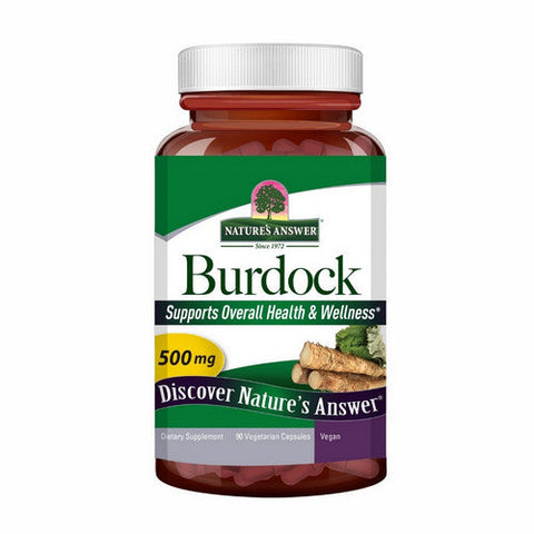 Nature's Answer, Burdock Root, 500 Mg, 90 Veg Caps Nature's Answer