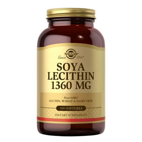Solgar, Lecithin, 1360 mg, 100 S Gels