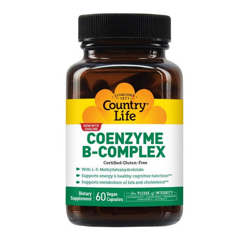 Country Life, Coenzyme B-Complex Vegetarian, 60 Caps