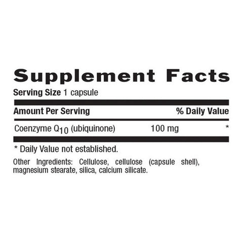 Country Life, Coenzyme Q10, 100 MG, 60 Caps