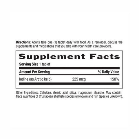Country Life, Arctic-Kelp, 225 mcg, 300 Tabs
