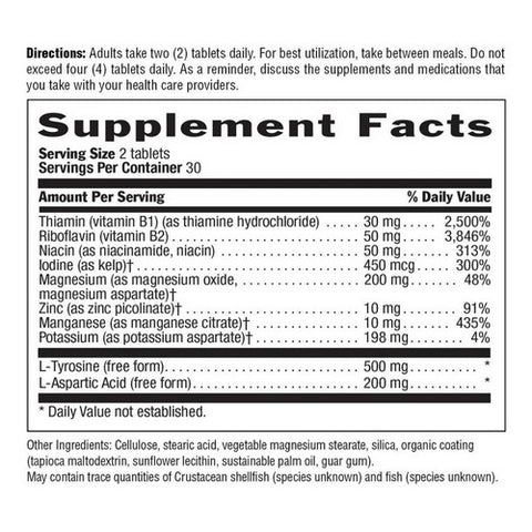 Country Life, Thyro-Max RR, 60 Tabs