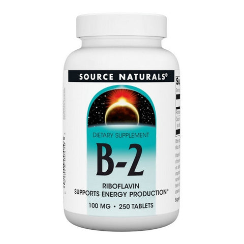 Source Naturals, Vitamin B-2, 100 mg, 250 Tabs