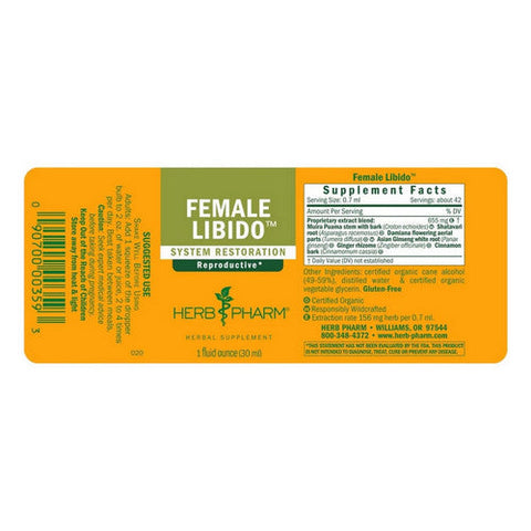 Herb Pharm, Female Libido, 1oz Herb Pharm