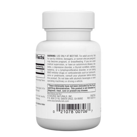 Source Naturals, Sleep Science Melatonin Orange, 1 Mg, 100 Tabs Source Naturals