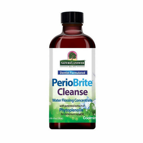 Nature's Answer, PerioBrite Cleanse Water Flossing Concentrate Cool Mint, 4 Oz Nature's Answer