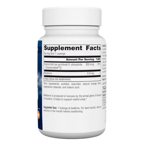 Source Naturals, Sleep Science Melatonin Orange, 2.5 mg, Sublingual Orange 120 Tabs