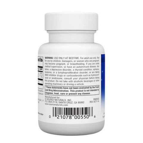 Source Naturals, Melatonin, 3 mg, 60 Tabs